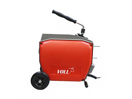 Электромеханическая машина для прочистки труб V-Clean 250. вид сбоку